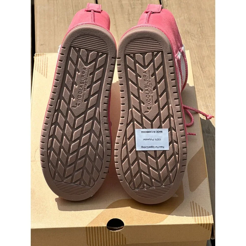 NIB Koolaburra by UGG Girls Pink Cozy Michon Short Boot - Child Kid Youth 3Y